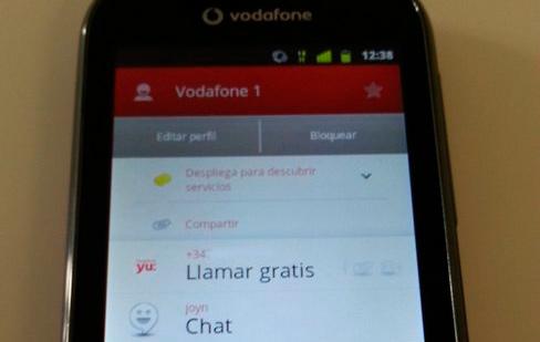 Llamadas vodafone