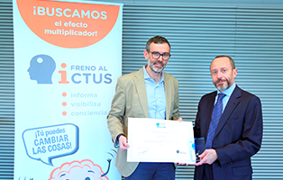 5/02/2018 José Cabello, Director General de RR.HH. recibe el sello “Brain Caring People Empresa” de la Asociación Freno al Ictus
