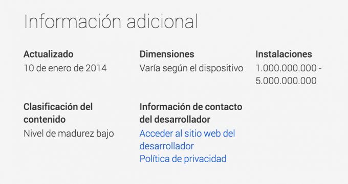 Información Gmail