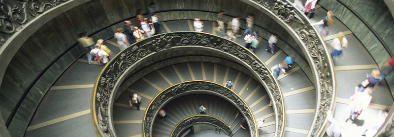 Escalera de los Museos Vaticanos