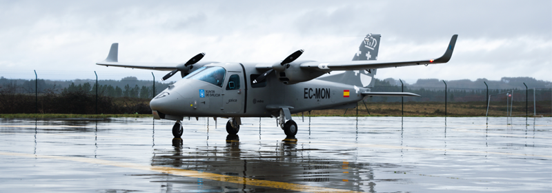 Indra prueba con éxito su Avión Opcionalmente Tripulado Targus en un vuelo pionero