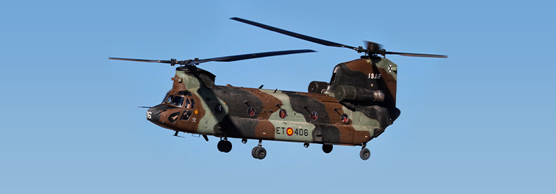 Indra to supply Chinook CH-47F with the maximum survival capability