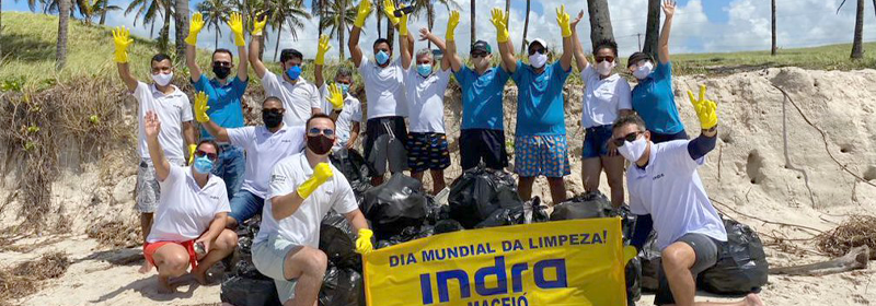 Voluntarios de Indra retiran más de tres toneladas de basura el Día Mundial de la Limpieza