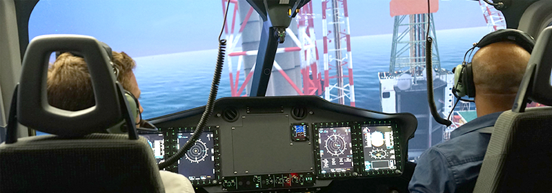 El Simulador del H175 de Indra entrenará a los pilotos del servicio de rescate aéreo (GFS) de Hong Kong