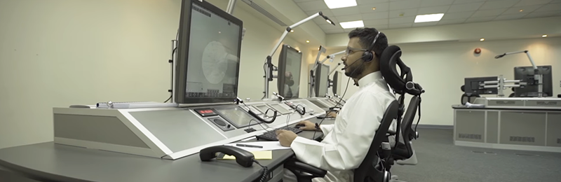 Control center in Saudi Arabia