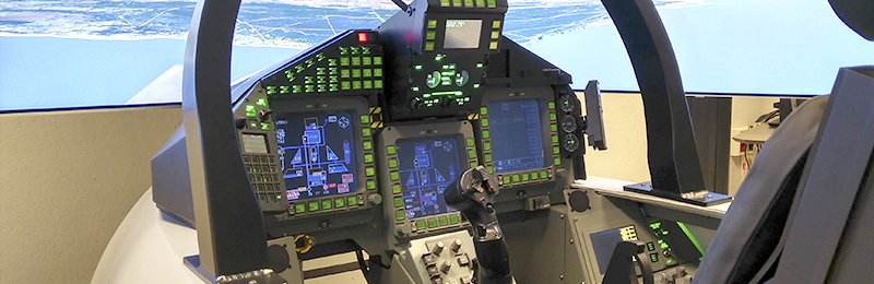 the Eurofighter's new simulator version