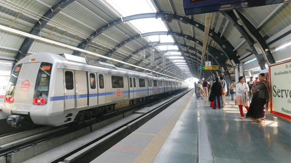 Estación del Metro de Delhi